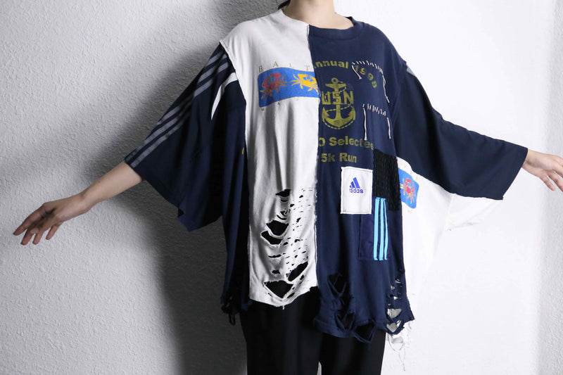 ''Re:make''docking patchwork boro Tee