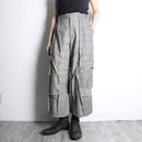 "Re:make" panel docking trousers wide pants