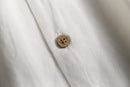 1990s silk × linen open collar shirt