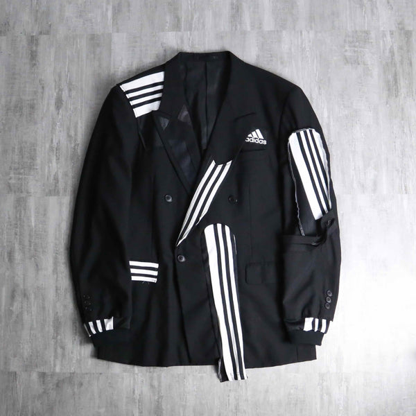 "Re:make" track mix tailored jacket