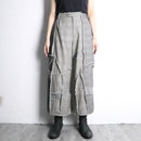 "Re:make" panel docking trousers wide pants