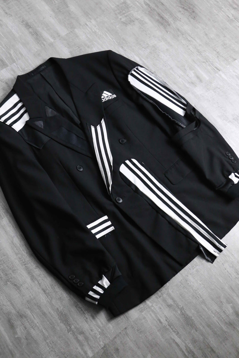 "Re:make" track mix tailored jacket