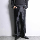 70's shiny black western trousers