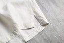 1990s silk × linen open collar shirt