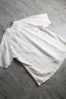 1990s silk × linen open collar shirt