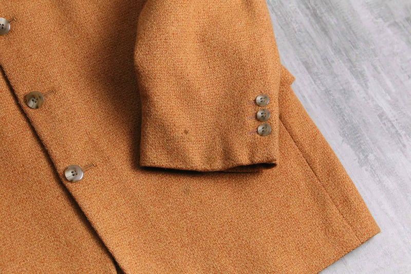 1990-00s KANSAI MAN 4B single wool tailored jacket