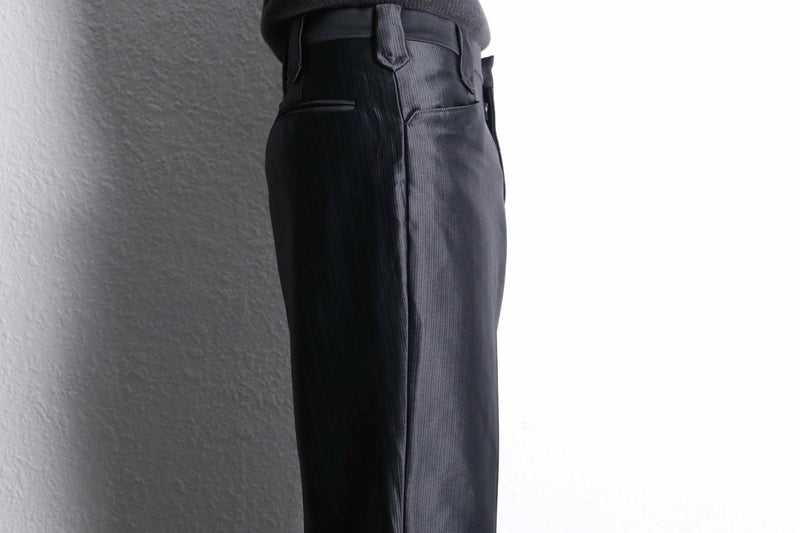70's shiny black western trousers