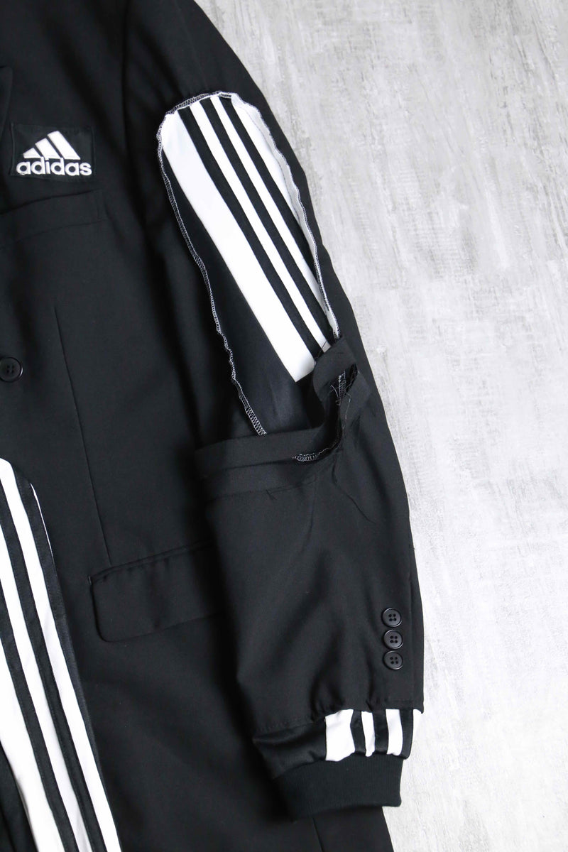"Re:make" track mix tailored jacket
