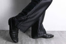70's shiny black western trousers
