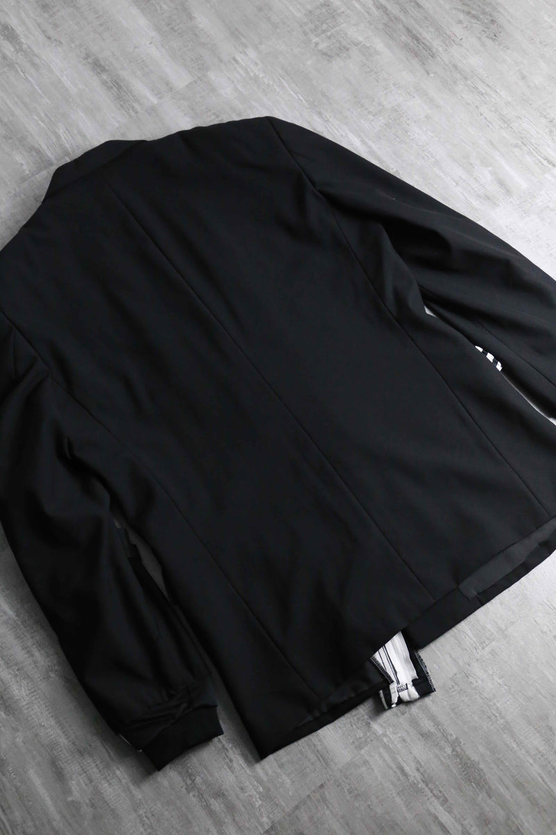 "Re:make" track mix tailored jacket