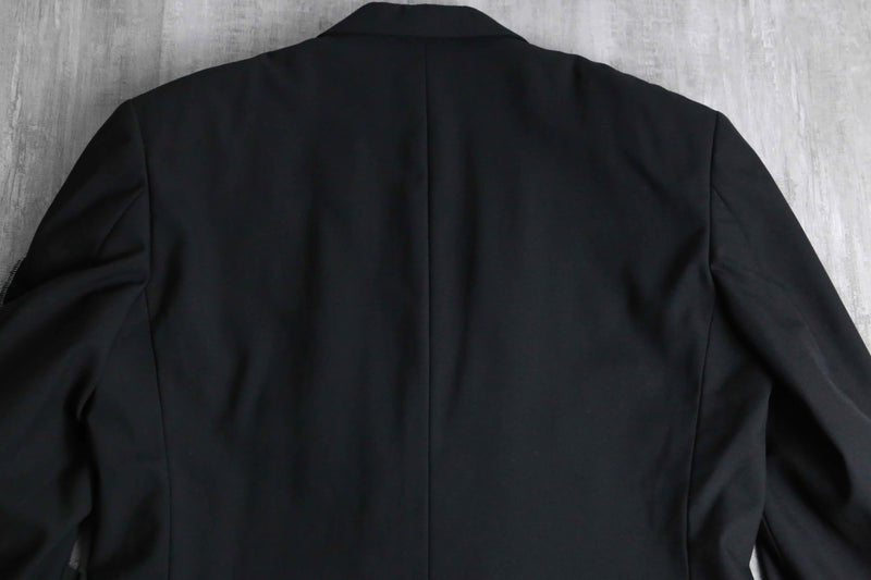 "Re:make" track mix tailored jacket