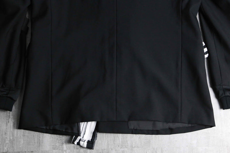 "Re:make" track mix tailored jacket