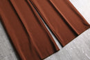 70’s brown color flare slacks