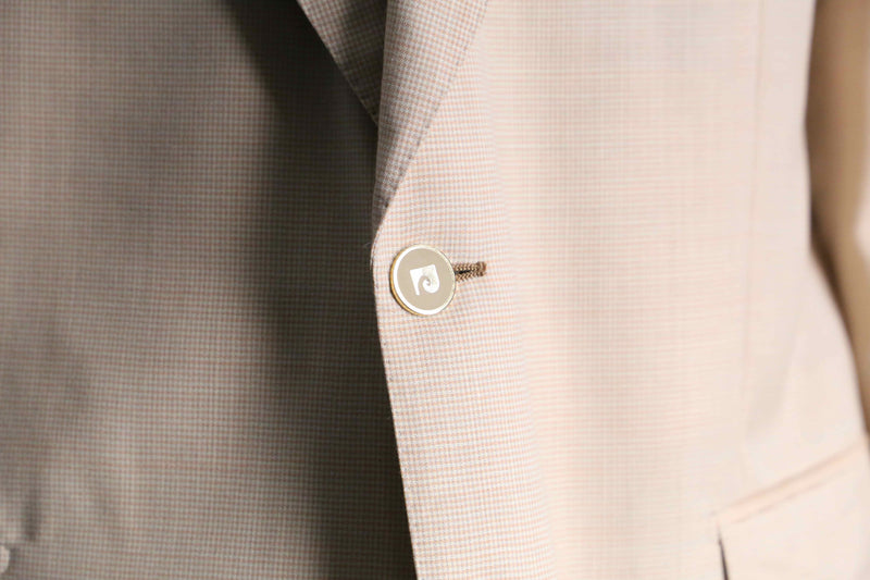 "PIERRE CARDIN" miniature check wool tailored jacket