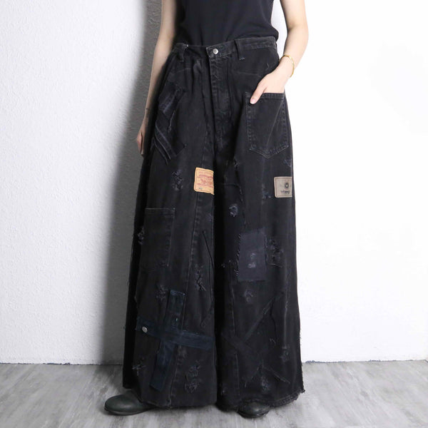 "Re:make" extra buggy denim