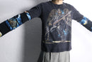 "Re:make" layered graphic L/S tee