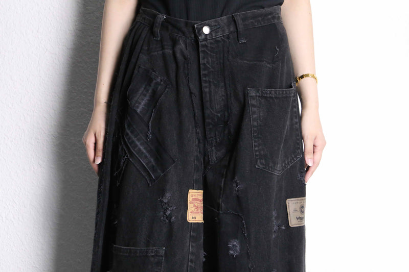 "Re:make" extra buggy denim