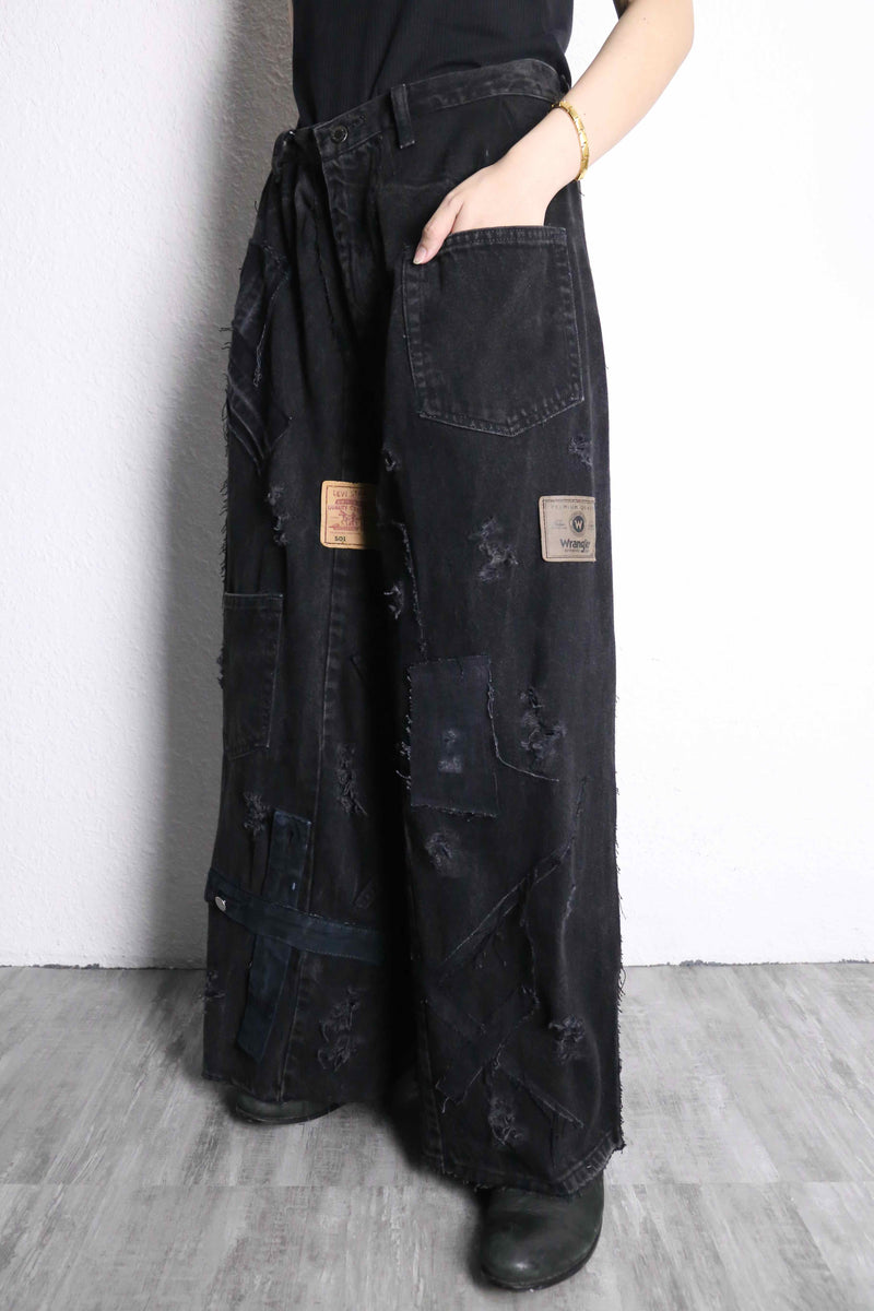 "Re:make" extra buggy denim