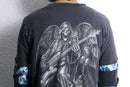"Re:make" layered graphic L/S tee