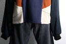 "Re:make" multi panel zip hoodie