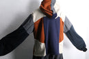 "Re:make" multi panel zip hoodie