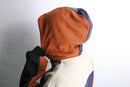 "Re:make" multi panel zip hoodie