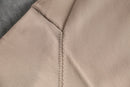 beige big collar polo shirt