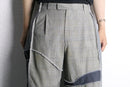 "Re:make" panel docking trousers wide pants