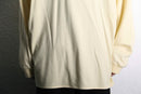 "ARMANI EXCHANGE" cream henley neck over pullover