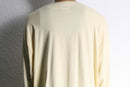 "ARMANI EXCHANGE" cream henley neck over pullover