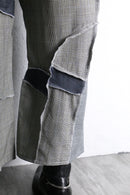 "Re:make" panel docking trousers wide pants