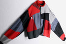 “Re:make” patchwork design random track jacket