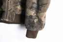 "CABELAS" camo pattern fleece boa jacket