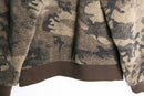 "CABELAS" camo pattern fleece boa jacket