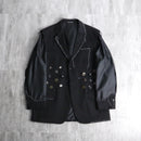 "Re:make" button stitch tailored jacket