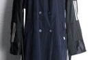 "Re:make" oversized track trench coat