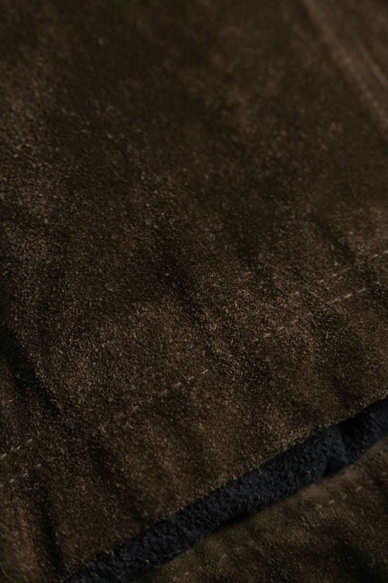 2000s STRUCTURE zip up suede jacket