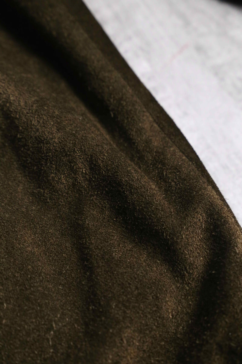 2000s STRUCTURE zip up suede jacket