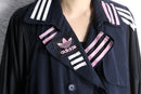 "Re:make" oversized track trench coat