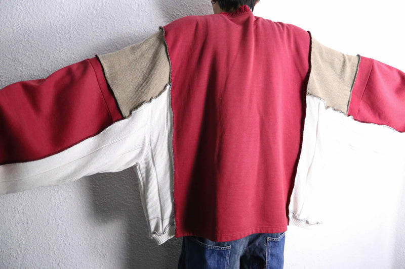 "Re:make" docking loose size design knit