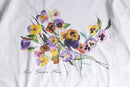 1990s marian steen floral art tee