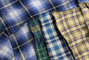 ''Re:make'' random check shirt hoodie