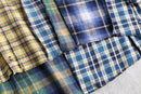 ''Re:make'' random check shirt hoodie
