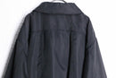 black short nylon zip up jacket
