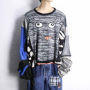 "Re:make" docking loose size crazy knit