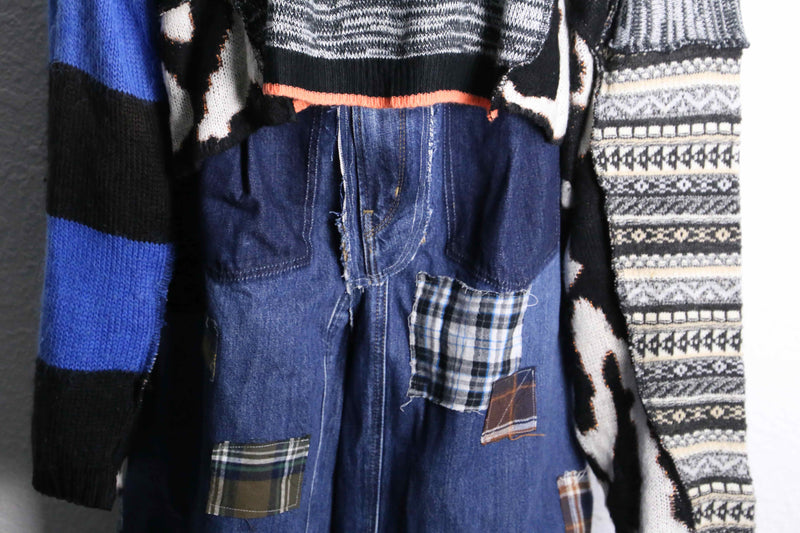 "Re:make" docking loose size crazy knit