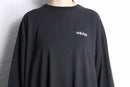 “adidas” one point logo loose silhouette L/S tee