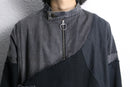 "Re:make" asymmetrical denim docking jacket