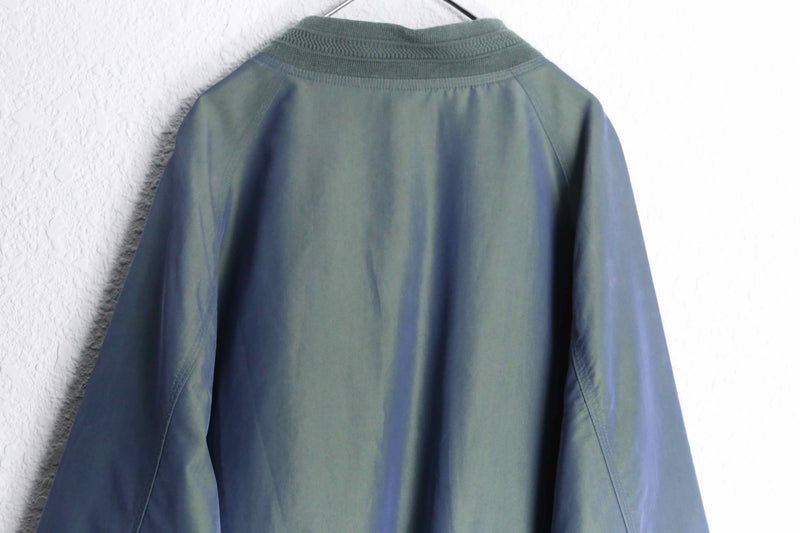 "Laurent Cerrer" iridescent polynosic zip up blouson