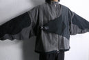 "Re:make" asymmetrical denim docking jacket